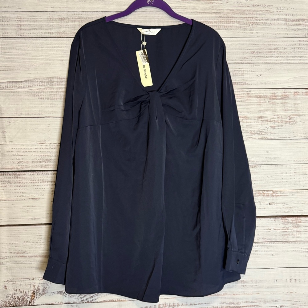 Navy Women's Blouse (0352)